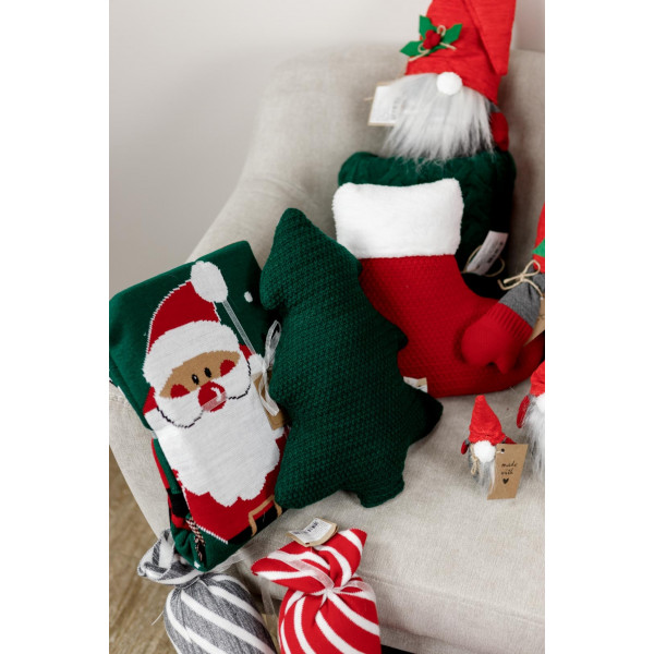 Фото - Подушка декоративна Прованс Ялинка зелена 38 см (033050)