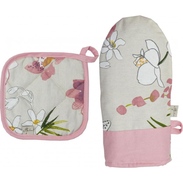 Фото - Набор прихваток Прованс Орхидея 32х20 см (034948)