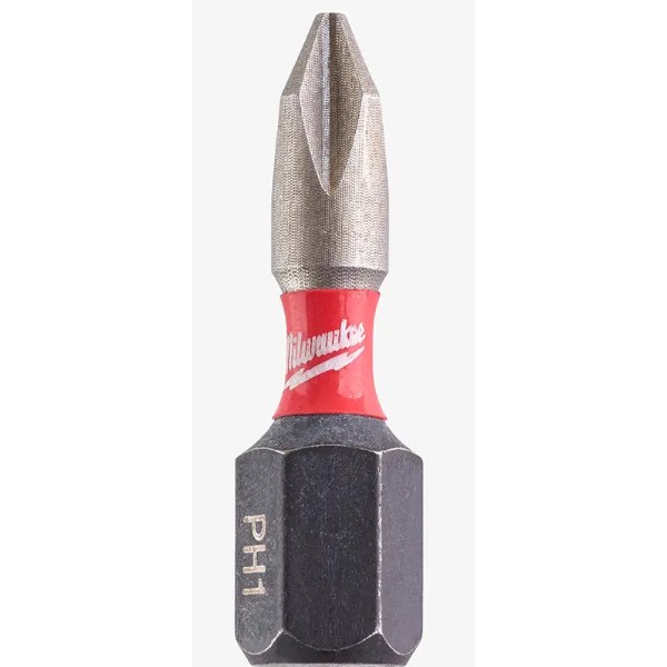 Фото - Біта для викрутки Milwaukee Shockwave PH1 25 мм 2 шт. (4932430850)