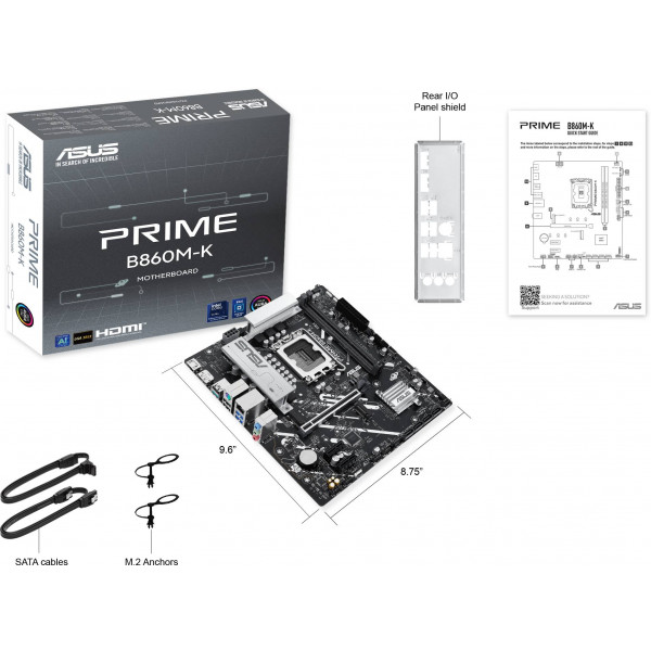 Фото - Материнская плата Asus PRIME B860M-K