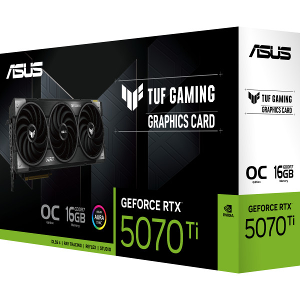 Фото - Видеокарта Asus TUF Gaming GeForce RTX 5070 Ti 16GB GDDR7 OC Edition (TUF-RTX5070TI-O16G-GAMING)