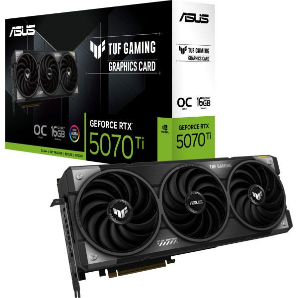 Фото - Видеокарта Asus TUF Gaming GeForce RTX 5070 Ti 16GB GDDR7 OC Edition (TUF-RTX5070TI-O16G-GAMING)
