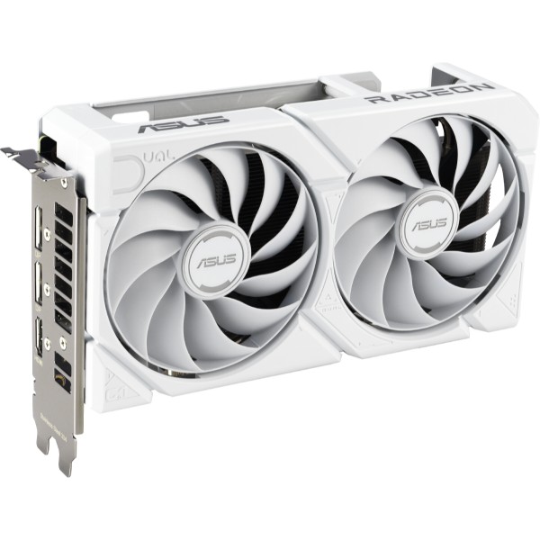 Фото - Відеокарта Asus Radeon RX 9060 XT 16GB GDDR6 OC (DUAL-RX9060XT-16G-WHITE)
