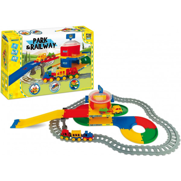 Фото - Игровой набор для малыша Wader ''Play Track Railway'' Вокзал 6,4 м (51520)