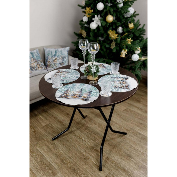 Фото - Серветка для сервірування Прованс Казкові гноми 35 см (038429)