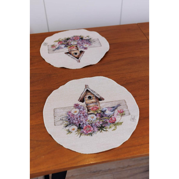 Фото - Салфетка для сервировки Прованс Лавандовый садик 35 см (044186)