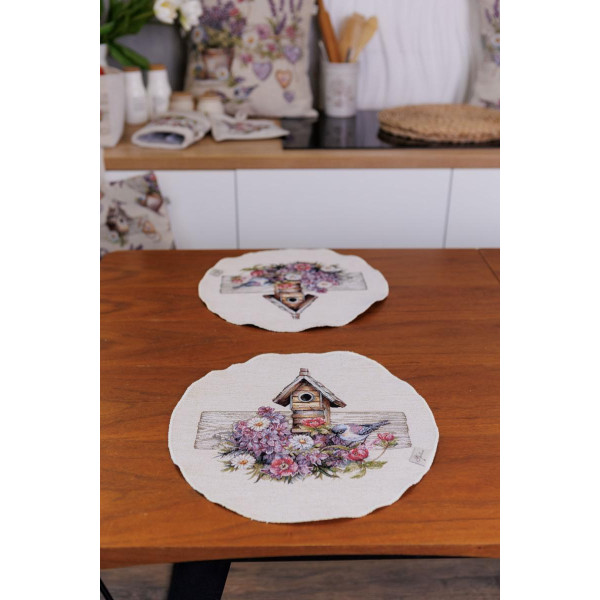 Фото - Салфетка для сервировки Прованс Лавандовый садик 35 см (044186)