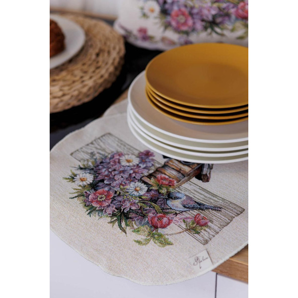 Фото - Салфетка для сервировки Прованс Лавандовый садик 35 см (044186)