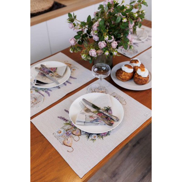 Фото - Салфетка для сервировки Прованс Лавандовый садик 35 см (044186)