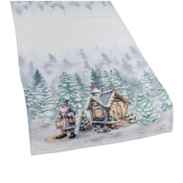 Фото - Скатерть раннер Прованс Сказочные гномы 35х100 см (038431)