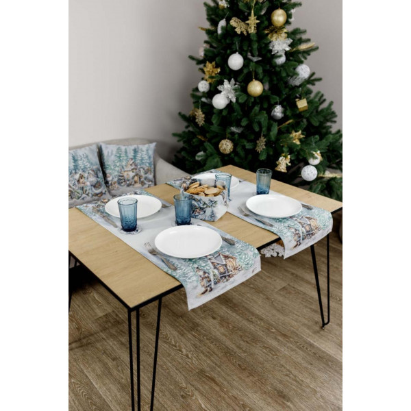 Фото - Скатерть раннер Прованс Сказочные гномы 35х100 см (038431)