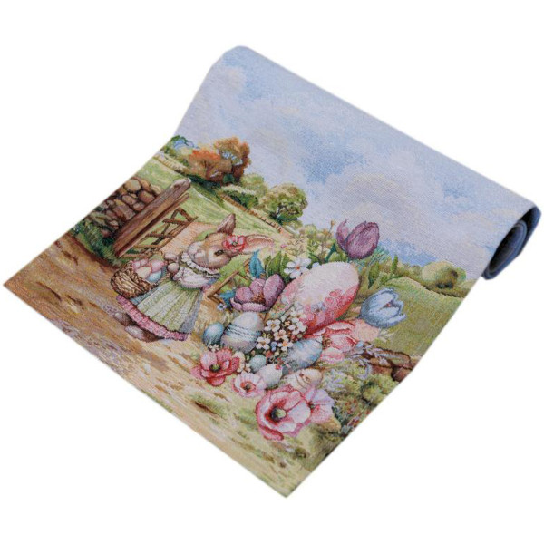 Фото - Скатерть раннер Прованс Пасхальная гобеленовая Настроение 40х140 см (044144)