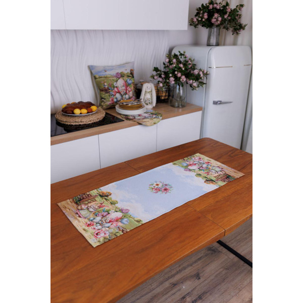 Фото - Скатерть раннер Прованс Пасхальная гобеленовая Настроение 40х140 см (044144)