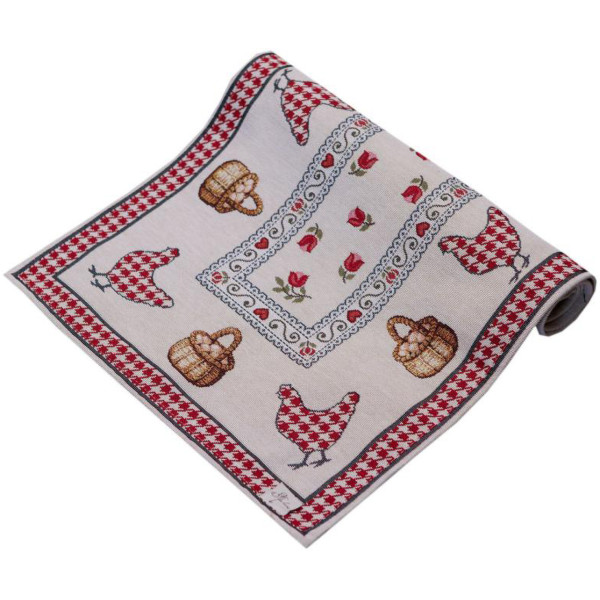 Фото - Скатертина раннер Прованс Гобеленова Добробут 40х140 см (044150)