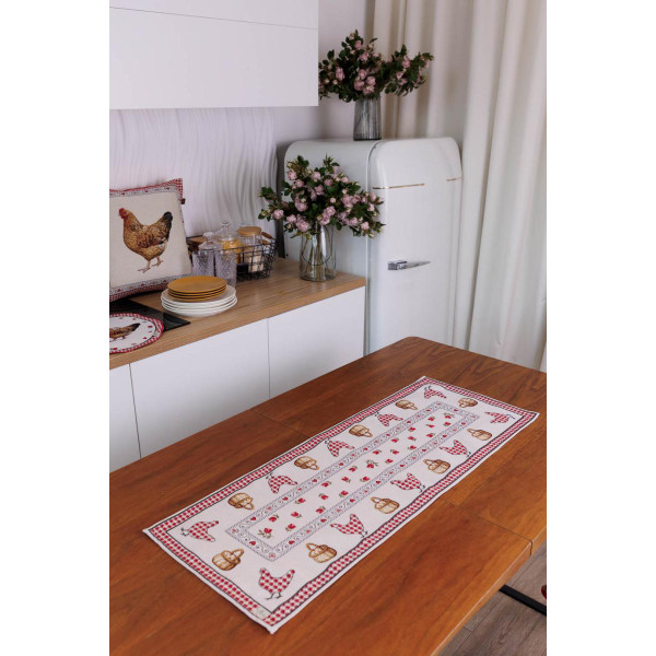 Фото - Скатертина раннер Прованс Гобеленова Добробут 40х140 см (044150)