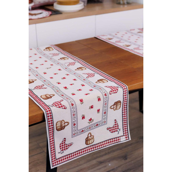 Фото - Скатертина раннер Прованс Гобеленова Добробут 40х140 см (044150)