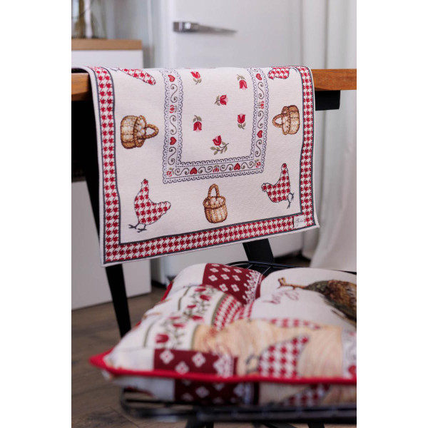 Фото - Скатертина раннер Прованс Гобеленова Добробут 40х140 см (044150)