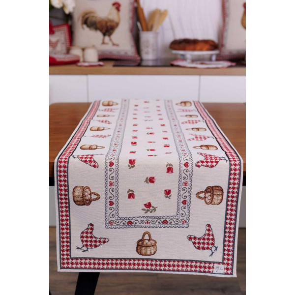 Фото - Скатертина раннер Прованс Гобеленова Добробут 40х140 см (044150)