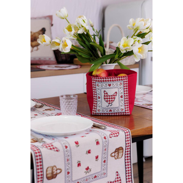 Фото - Скатертина раннер Прованс Гобеленова Добробут 40х140 см (044150)