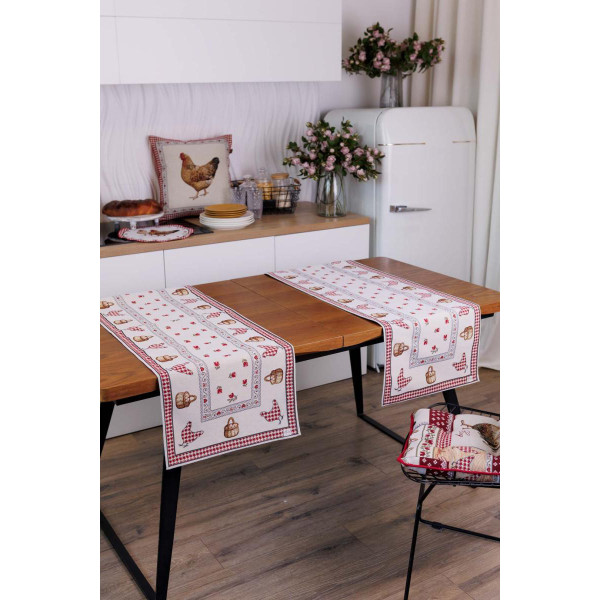 Фото - Скатертина раннер Прованс Гобеленова Добробут 40х140 см (044150)