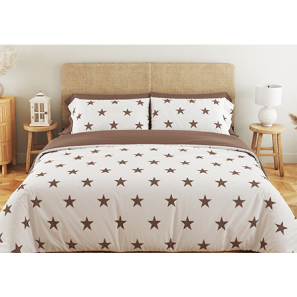 Фото - Комплект постільної білизни ТЕП Soft dreams Morning Star Cappuccino (2-03859_25315)