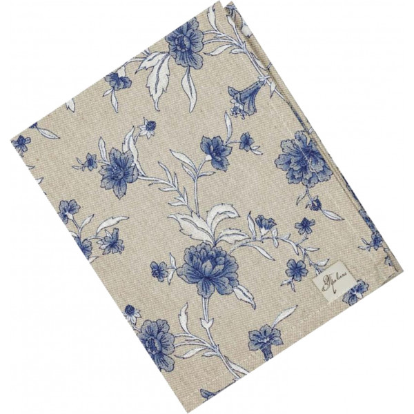 Фото - Серветка для сервірування Прованс набір Квіти сині 35х45 см (035085)