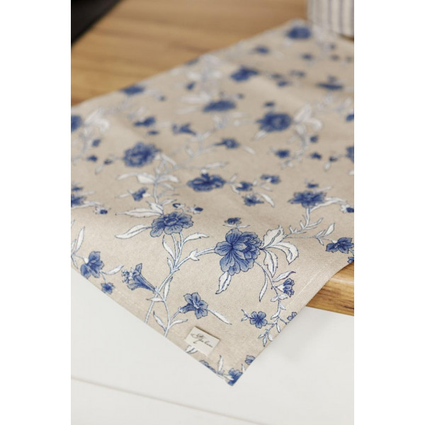 Фото - Серветка для сервірування Прованс набір Квіти сині 35х45 см (035085)