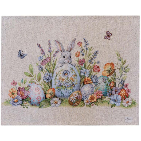 Фото - Салфетка для сервировки Прованс Пасхальная гобеленовая Соцветие 35х45 см (044132)