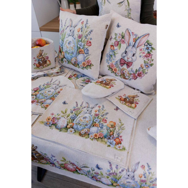 Фото - Салфетка для сервировки Прованс Пасхальная гобеленовая Соцветие 35х45 см (044132)