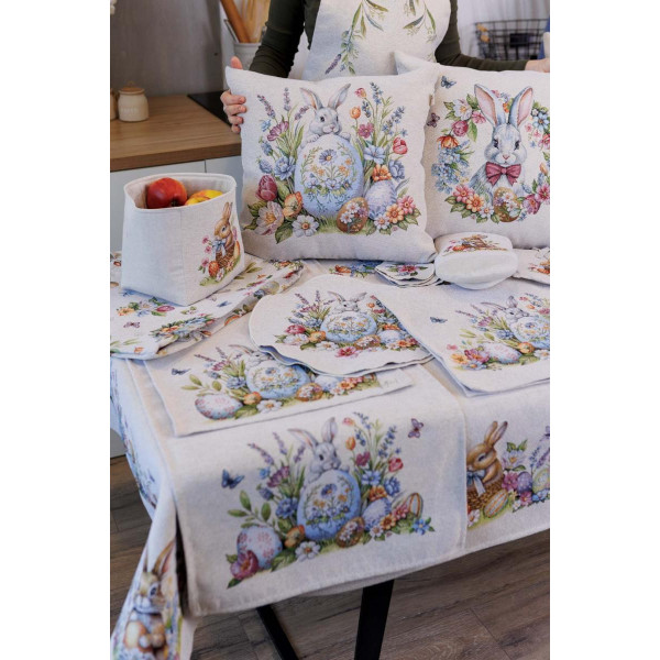 Фото - Салфетка для сервировки Прованс Пасхальная гобеленовая Соцветие 35х45 см (044132)