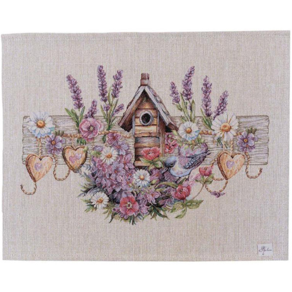 Фото - Серветка для сервірування Прованс Гобеленова Лавандовий садочок 35х45 см (044140)