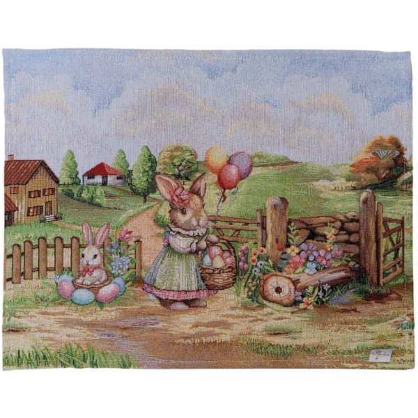 Фото - Салфетка для сервировки Прованс Пасхальная гобеленовая Настроение 35х45 см (044146)
