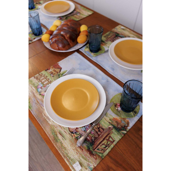 Фото - Салфетка для сервировки Прованс Пасхальная гобеленовая Настроение 35х45 см (044146)