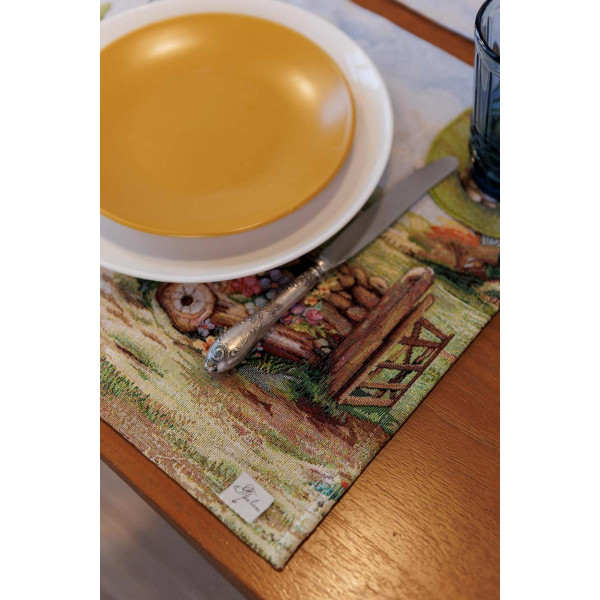 Фото - Салфетка для сервировки Прованс Пасхальная гобеленовая Настроение 35х45 см (044146)