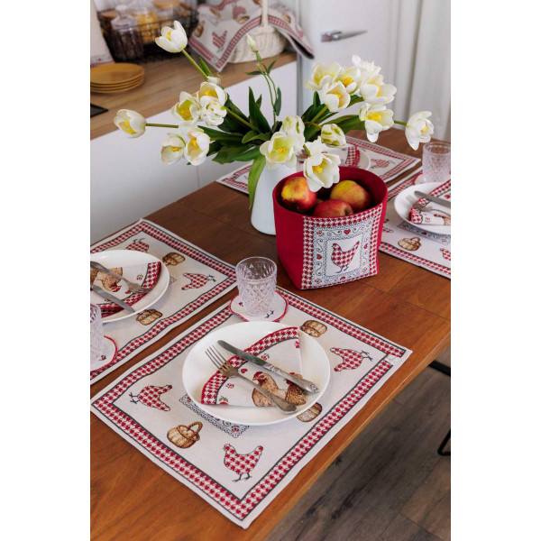 Фото - Серветка для сервірування Прованс Гобеленова Добробут 35х45 см (044152)
