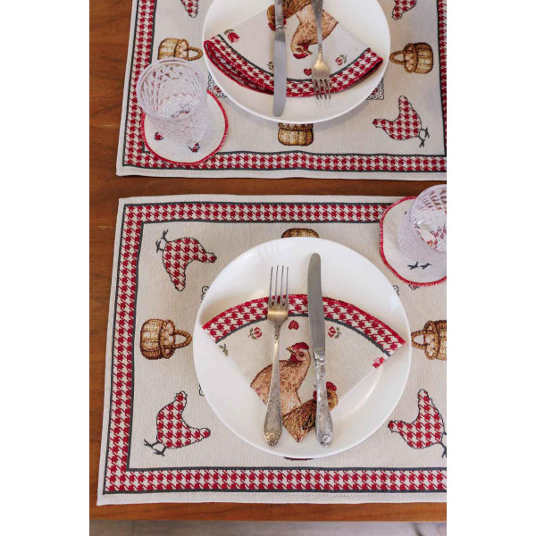 Фото - Серветка для сервірування Прованс Гобеленова Добробут 35х45 см (044152)