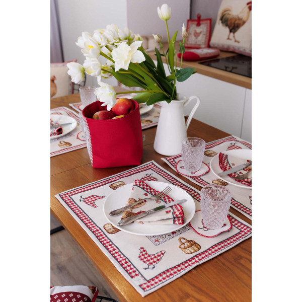 Фото - Серветка для сервірування Прованс Гобеленова Добробут 35х45 см (044152)