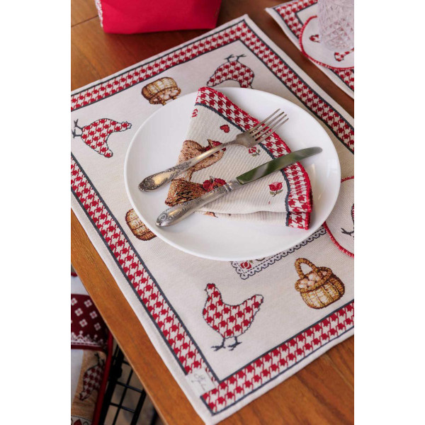 Фото - Серветка для сервірування Прованс Гобеленова Добробут 35х45 см (044152)