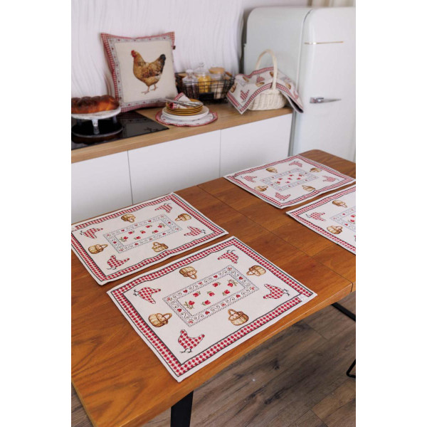 Фото - Серветка для сервірування Прованс Гобеленова Добробут 35х45 см (044152)