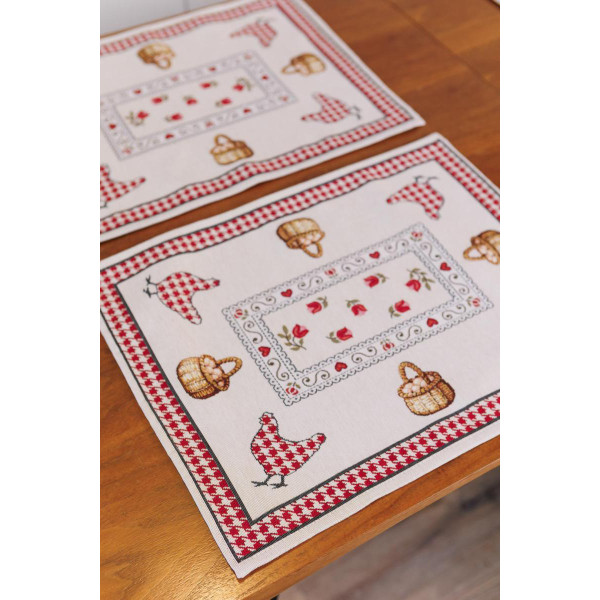 Фото - Серветка для сервірування Прованс Гобеленова Добробут 35х45 см (044152)