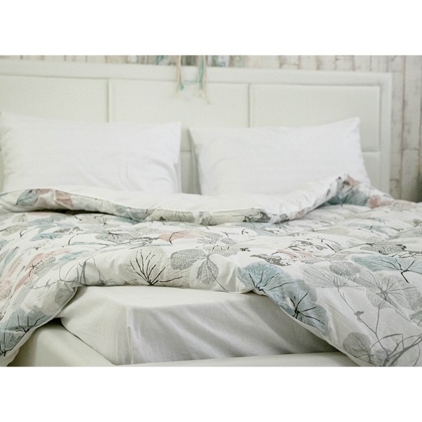 Фото - Одеяло зимнее двуспальное Руно 172х205 Comfort+ Wool Harmony бязь (316.02ШК+У_Wool Harmony)