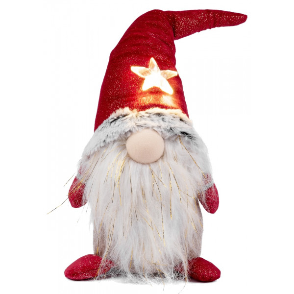 Фото - Декор New Year Гном Novogod'ko Гном в червоному 37 см (974624) Фото - Декор New Year Гном Novogod'ko Гном в червоному 37 см (974624)