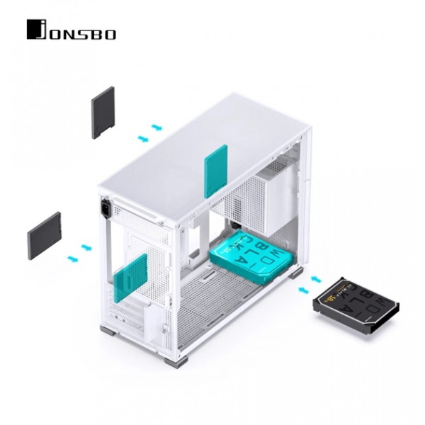 Фото - Корпус Jonsbo D31 MESH White