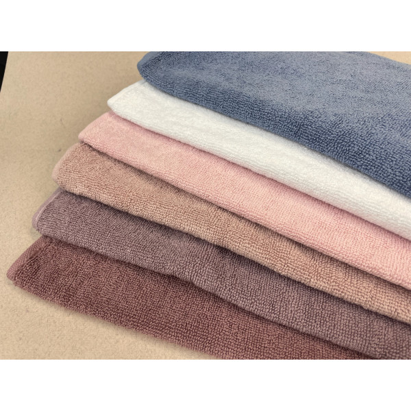 Фото - Рушник для рук GM Textile Міладо шоколадний махровий велюр 40х70