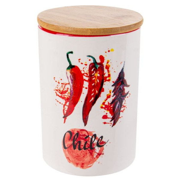 Фото - Ємність для сипучих Lefard Hot vegetables 1000 мл 10x15 см (940-290-1)