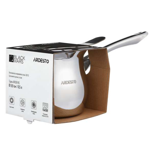 Фото - Турка Ardesto Black Mars 0.5 л (AR0814S)