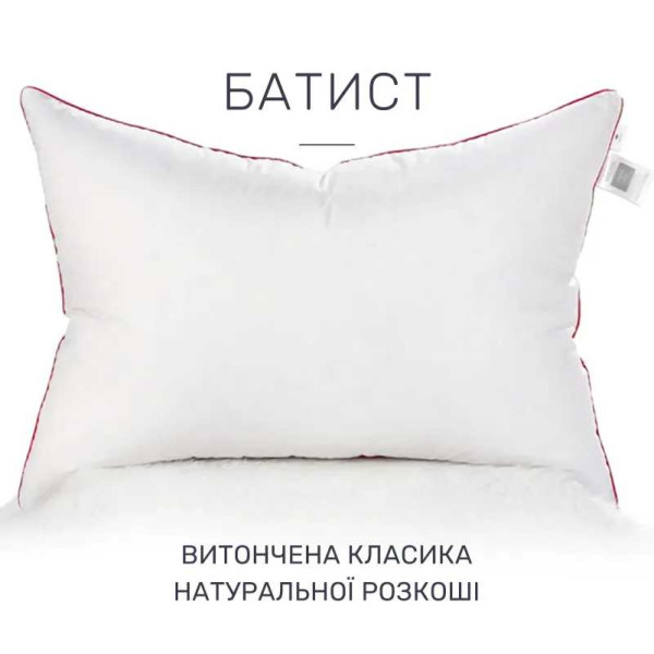 Фото - Подушка стандартна MirSon Hand Made De Luxe Thinsulate 913 50x70 (2200000556134)