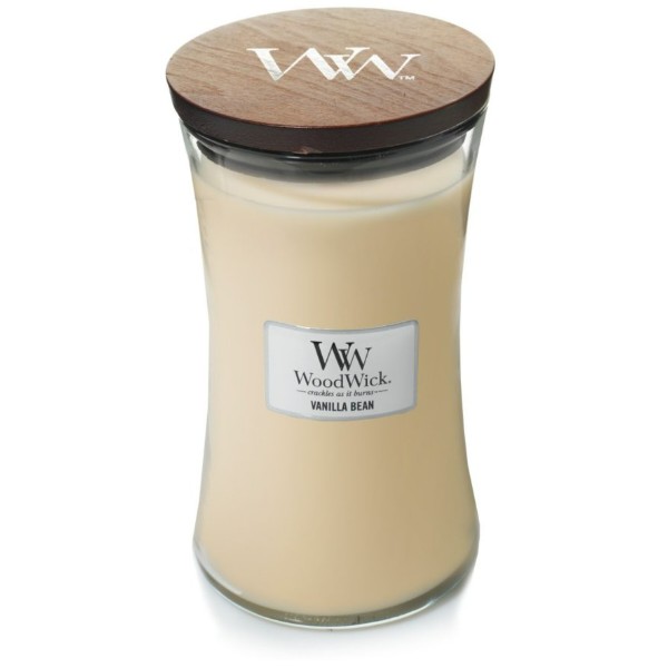 Фото - Свеча стекло Woodwick Large Vanilla Bean (Ванильные бобы) 609г (93112E) Фото - Свеча стекло Woodwick Large Vanilla Bean (Ванильные бобы) 609г (93112E)