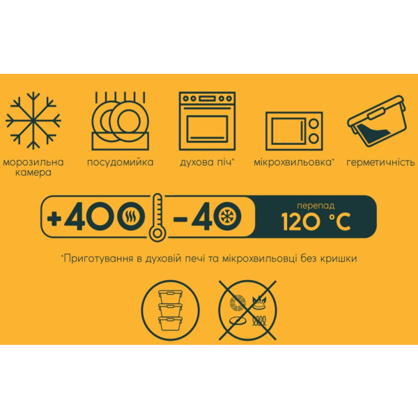 Фото - Ємність для зберігання Ecomo THERMO BOX 1230 мл (3SC125-LL)