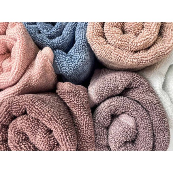 Фото - Рушник банний GM Textile Міладо білий махровий велюр 100х150